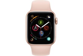 Apple Watch Series 4 GPS + Cellular Smartwatch (Beige Strap, 44mm)