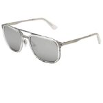 Diesel Mirrored Square Men's Sunglasses - ( DL0294 5520C |55| Silver Color Lens )