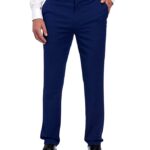 Ben Sherman Men's Bexley Flat Front Suit Separate Pants Blue L44 W38