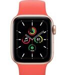 Apple Watch SE GPS Smartwatch (White Strap, 44mm)